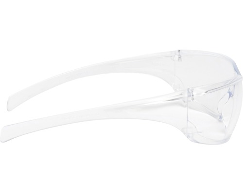 Schutzbrille mit transparenten Gläsern und Bügeln