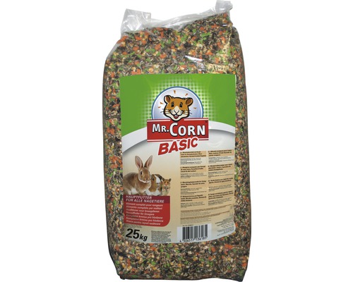 Aliment pour rongeurs Mr. Corn Basic, sac de 25 kilogrammes Aliment pour rongeurs Mr. Corn Basic, sac de 25 kilogrammes