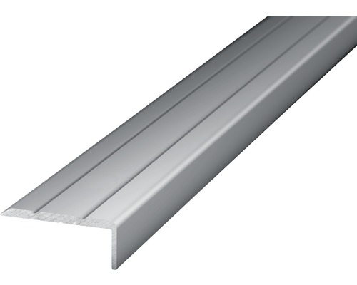 Profilé d'angle aluminium argent autocollant 24,5 x 20 x 1000 mm