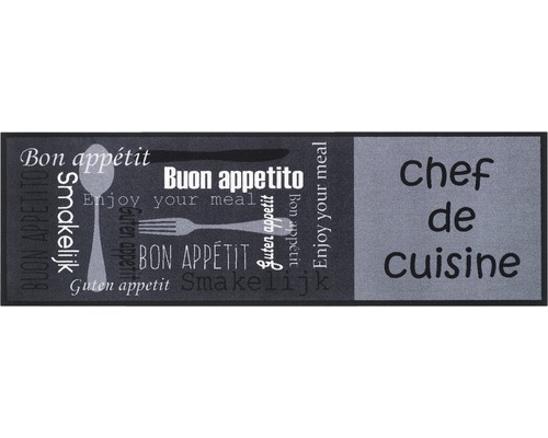 Paillasson anti-salissures Cook&Wash Chef de cuisine 50x150 cm-0