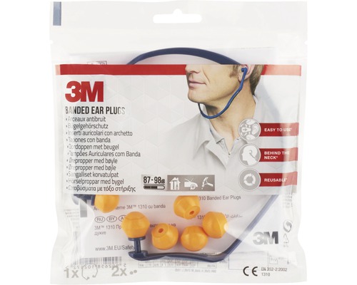 Protections auditives à arceau 3M dans un sac d''emballage