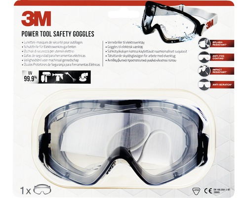 3M Schutzbrille für Elektrowerkzeugarbeiten im Paket