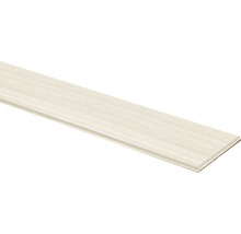 Dekorpaneel Quadro Plus Authentic Eiche weiß 12x200x2000 mm