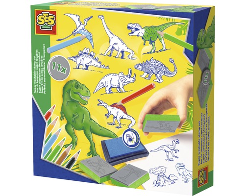 Kit créatif de tampons Dinosaure