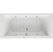 Rechteckige Badewanne mit Whirlpoolfunktion, Aufsicht
