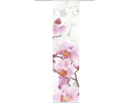 Schiebegardine Blossom rosé 245x60 cm