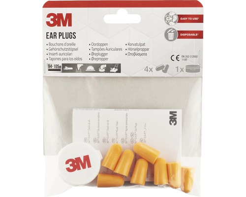 3M Bouchons d''oreille en set avec boîte de rangement