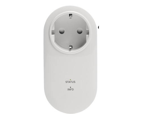 Weisse Smart-Home-Steckdose