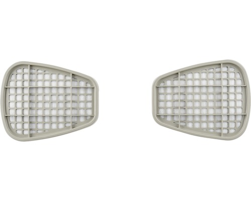 Deux filtres de masque respiratoire pour demi-masques