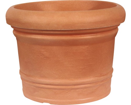 Pot de fleurs Geli Palermo, plastique, Ø 45 H 34 cm, terre cuite