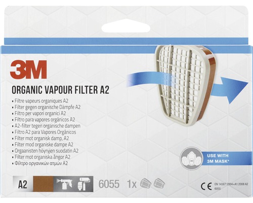 Filtre à gaz organique A2 3M dans sa boîte