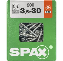 Vis universelles Spax, 3,5x30 millimètres, 200 pièces