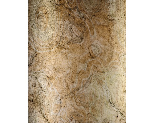 Nahaufnahme einer beigen und braunen Oberfläche mit gewundenen Mustern