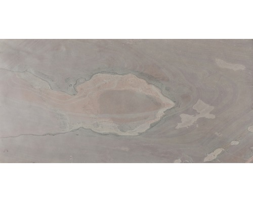 Nahaufnahme einer Bodenfliese mit natürlicher Steinoptik