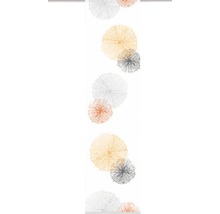 Tapetenmuster mit floralen Kreisen
