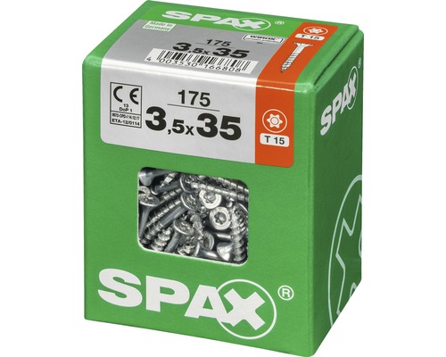 Paquet de vis Spax 3,5x35