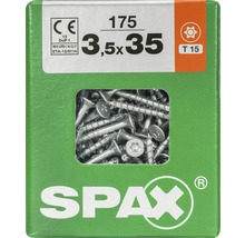 Vis universelles Spax 3,5x35 mm, 175 pièces
