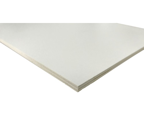 Contreplaqué peuplier PVC blanc dimensions fixes 1200x600x6 mm