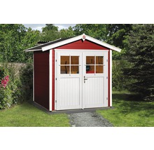 Gartenhaus weka 224 Gr.1 mit Fußboden 260 x 229 cm schwedenrot