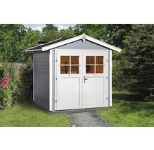 Gartenhaus weka 224 Gr.1 mit Fußboden 260 x 229 cm grau