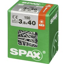 Vis universelles SPAX 3,5x40 mm, 150 pièces