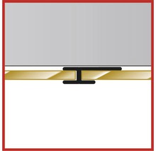 Raccord de surfaces Decodesign Schulte 2100 mm aspect chrome-thumb-1