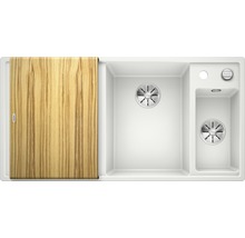 Spüle Blanco Axia III 6 S 1000 x 510 mm weiß ohne Multifunktionsschale 523466 1 Spülbecken Becken rechts Mit Restebecken Mit Tropffläche