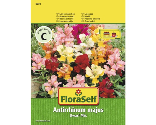 Muflier 'Dwarf Mix' FloraSelf semences non-hybrides graines de fleurs