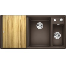 Spüle Blanco Axia III 6 S 1000 x 510 mm cafe ohne Multifunktionsschale 523471 1 Spülbecken Becken rechts Mit Restebecken Mit Tropffläche