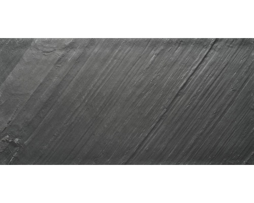 Ardoise mica pierre véritable EcoStone très fine et souple 1 mm D-Black 45° 61 x 122 cm