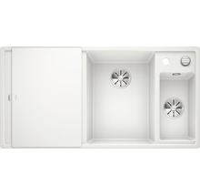 Spüle Blanco AXIA III 6 S 1000 x 510 mm weiß ohne Multifunktionsschale 523477 1 Spülbecken Becken rechts Mit Restebecken Mit Tropffläche