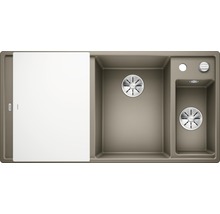 Spüle Blanco AXIA III 6 S 1000 x 510 mm tartufo ohne Multifunktionsschale 523480 1 Spülbecken Becken rechts Mit Restebecken Mit Tropffläche