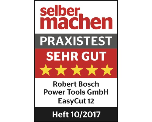 Selber Machen Test Pratique Très Bien, Robert Bosch Power Tools EasyCut 12, Numéro 10/2017