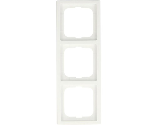 Plaque d'interrupteur triple Busch-Jaeger 1723-184 Future blanc studio Cadre triple pour interrupteurs et prises