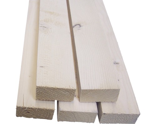 Latte d'échafaudage en bois Buildify vintage blanc 30x60x2500 mm-0