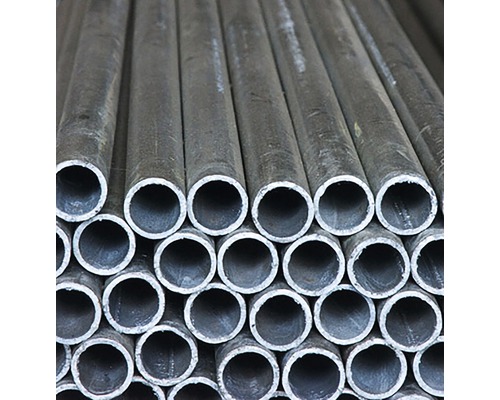 Stapel runde Stahlrohre