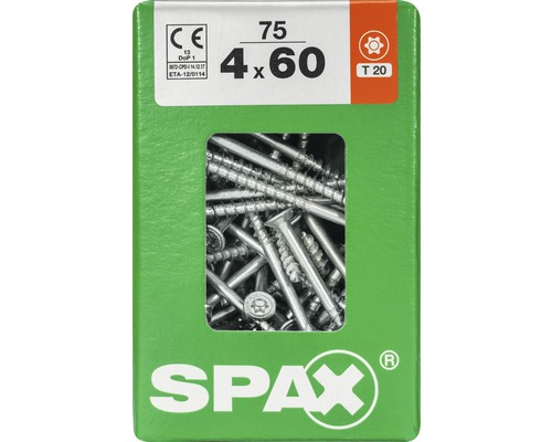 Verpackung Spax Schrauben 4 x 60
