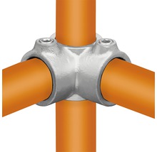 Pièce d'angle raccord de tube d'échafaudage Buildify en acier continu Ø 33 mm-thumb-0