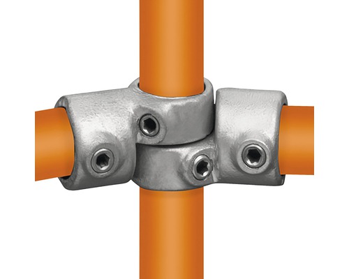Articulation d'angle raccord de tube d'échafaudage Buildify en acier réglable Ø 33 mm