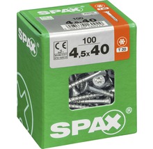 Vis Spax en carton, 4,5 x 40 millimètres, 100 pièces