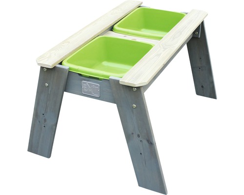 Kinderspieltisch mit zwei Behältern für den Garten
