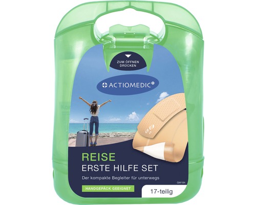 Action Medic Trousse de premiers secours de voyage, 17 pièces