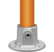 Embase ronde pour tube d'échafaudage Buildify en acier Ø 33 mm-thumb-0