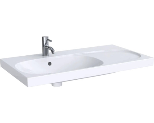 Vasque GEBERIT Acanto 90 cm blanc tablette à droite 500625012