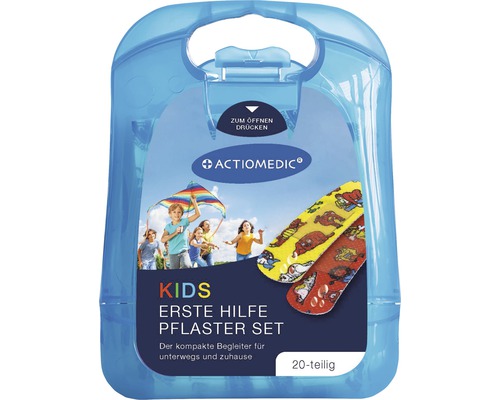 Actiomedic Kinder Erste Hilfe Pflaster Set, 20-teilig
