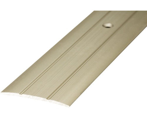 Barre de seuil aluminium acier inoxydable mat perforé 38 x 1000 mm