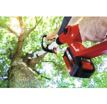 Akkuhochentaster beim Beschneiden von Baumästen