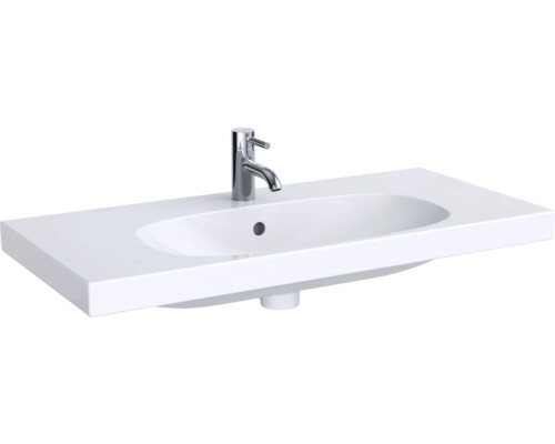 Lavabo GEBERIT Acanto 90 cm blanc émail spécial KeraTect® 500633018