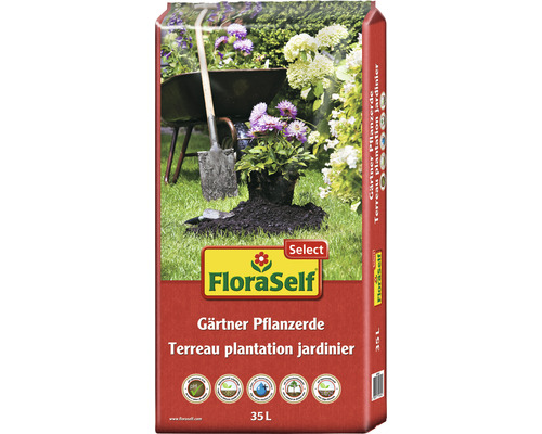 Terreau jardinier FloraSelf Select®, 35 l