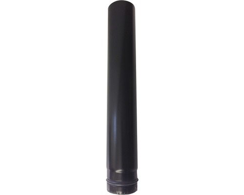 Conduit de poêle à pellets Ø 80 mm noir mat 0.75 m Tuyau de cheminée en métal